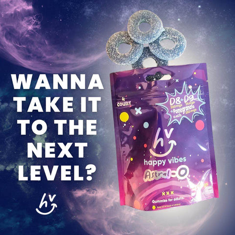 Explore the Cosmos with Happy Vibes Astral O Gummies