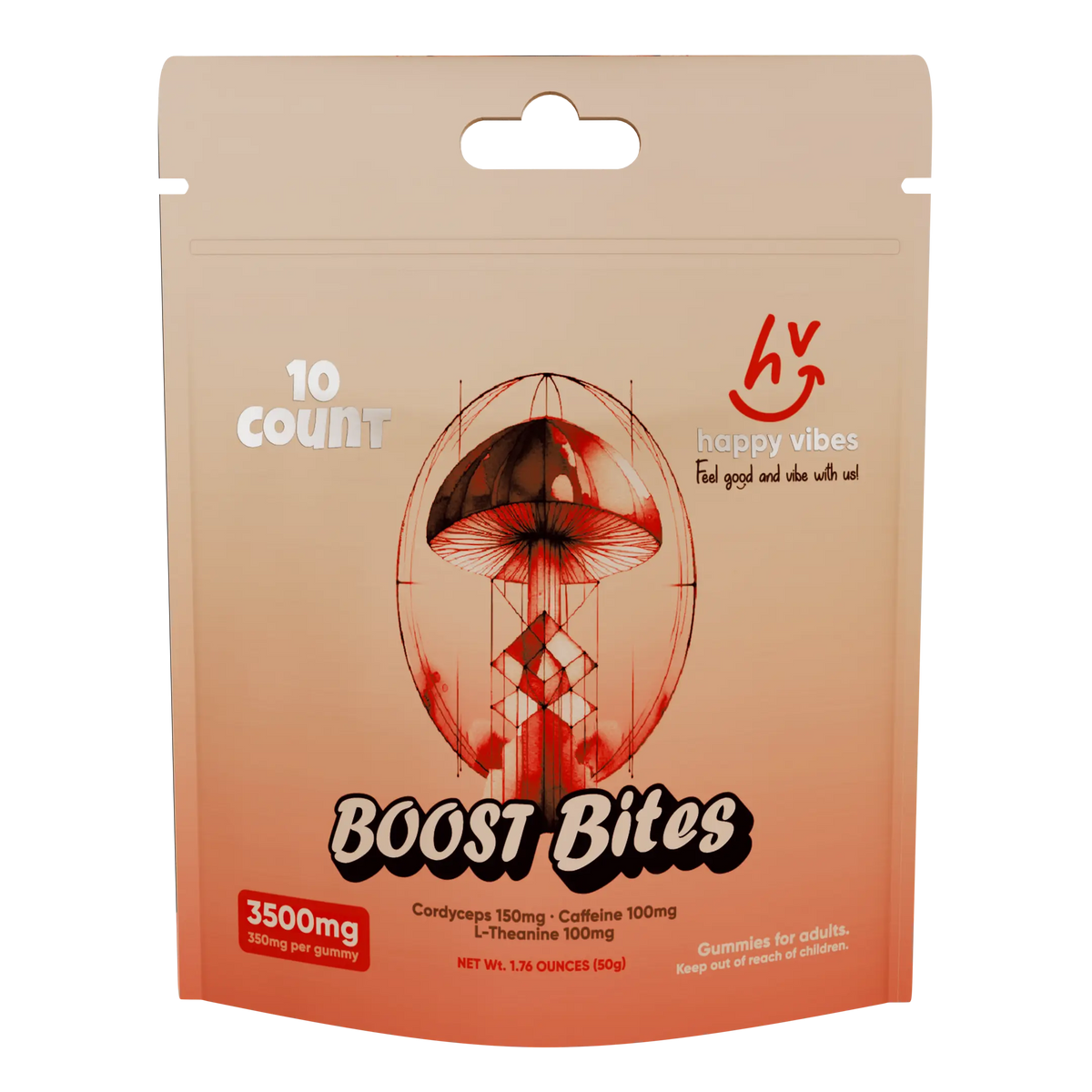 Boost Bites caffeine and nootropic energy gummies for jitter-free focus and clean energy