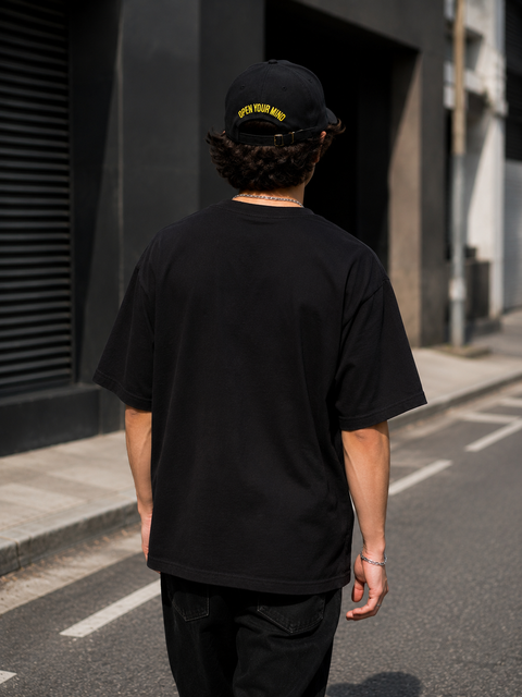 Smile Hat worn on model showing comfortable all-day fit and embroidered logo