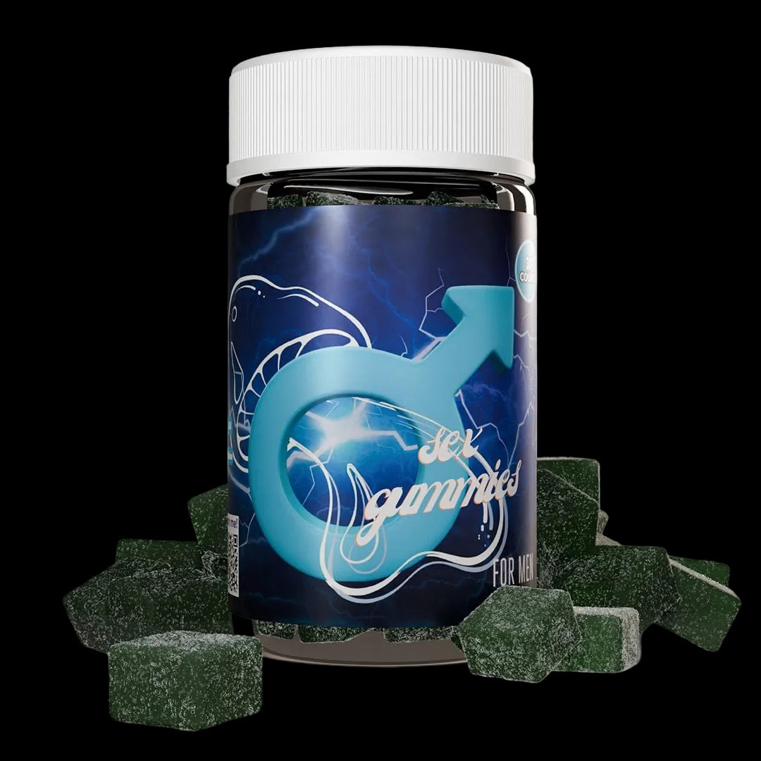 Men's Vitality gummies, plant-based male libido and energy support, vegan and lab tested