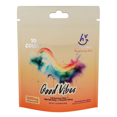 Full Spectrum CBD CBG L-Theanine gummies for mood elevation and stress relief