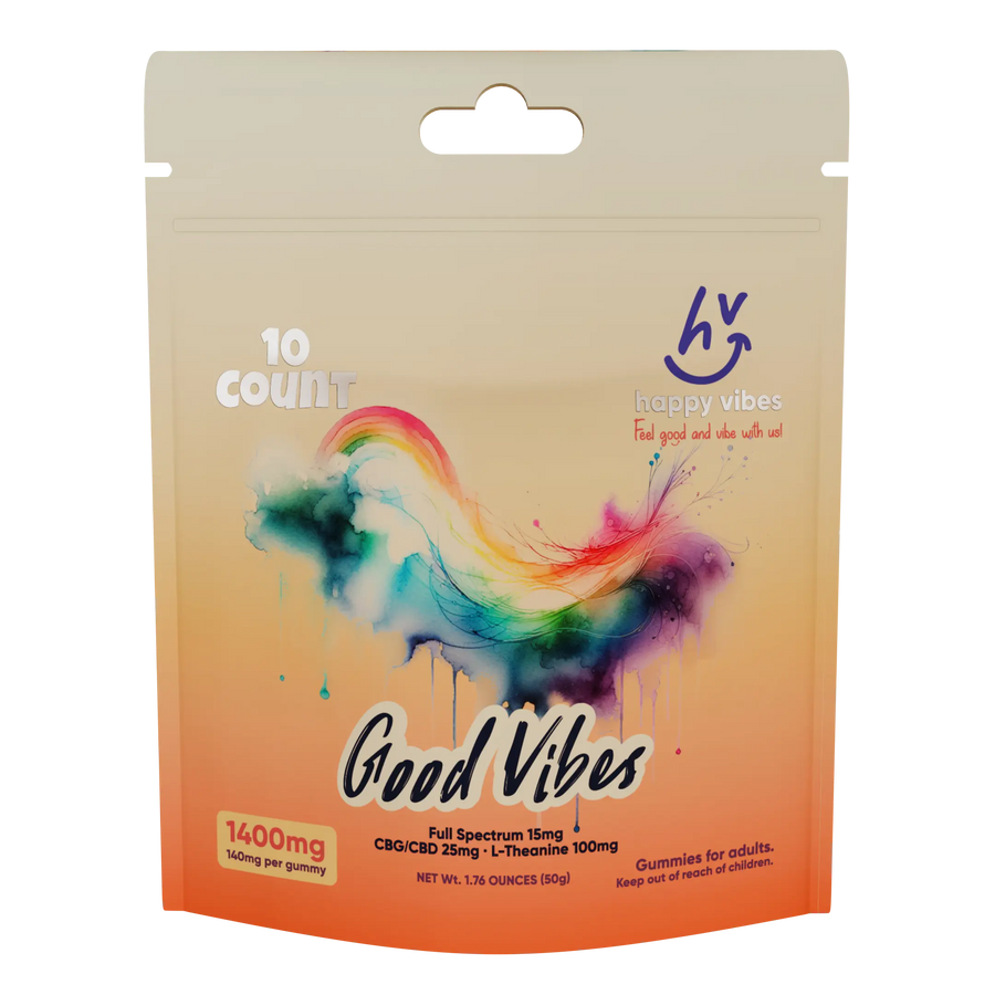 Full Spectrum CBD CBG L-Theanine gummies for mood elevation and stress relief