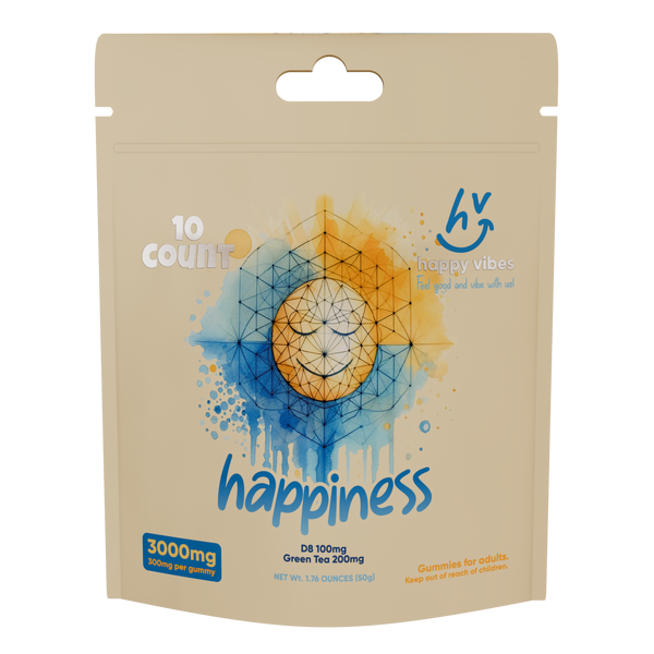 Happiness | Delta-8 THC Gummies for Uplifted Mood – Happy Vibes life