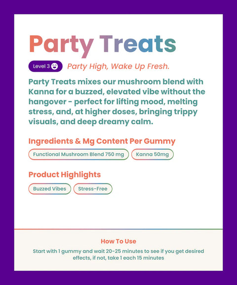 Party High, Wake Up Fresh.